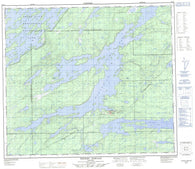 063P05 Thicket Portage Canadian topographic map, 1:50,000 scale