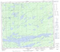 063P06 Landing Lake Canadian topographic map, 1:50,000 scale