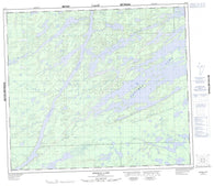 063P07 German Lake Canadian topographic map, 1:50,000 scale