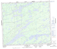 063P09 Bear Head Lake Canadian topographic map, 1:50,000 scale