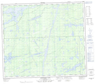 063P10 Armstrong Lake Canadian topographic map, 1:50,000 scale