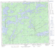 063P11 Pikwitonei Canadian topographic map, 1:50,000 scale