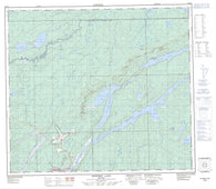 063P13 Mystery Lake Canadian topographic map, 1:50,000 scale