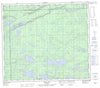 063P14 Begg Lake Canadian topographic map, 1:50,000 scale