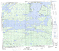 064A01 Split Lake Canadian topographic map, 1:50,000 scale