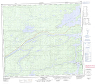 064A02 Assean Lake Canadian topographic map, 1:50,000 scale