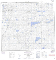 064A04 Strong Lake Canadian topographic map, 1:50,000 scale