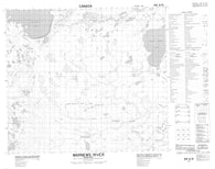 064A05 Warnews River Canadian topographic map, 1:50,000 scale