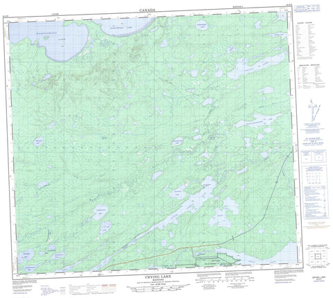 064A08 Crying Lake Canadian topographic map, 1:50,000 scale