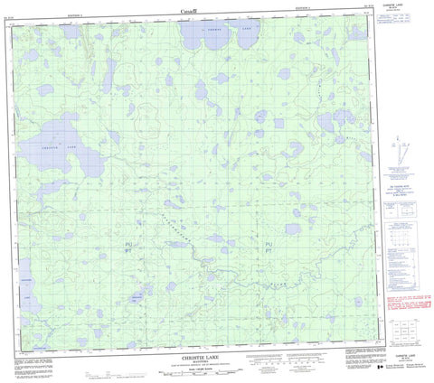 064A15 Christie Lake Canadian topographic map, 1:50,000 scale