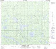 064B07 Livingston Lake Canadian topographic map, 1:50,000 scale