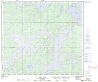 064B11 Issett Lake Canadian topographic map, 1:50,000 scale