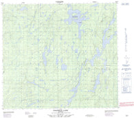 064B16 Chapman Lake Canadian topographic map, 1:50,000 scale