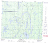 064C10 Sickle Lake Canadian topographic map, 1:50,000 scale