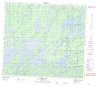 064C12 Laurie Lake Canadian topographic map, 1:50,000 scale