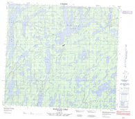 064C13 Mcmillan Lake Canadian topographic map, 1:50,000 scale