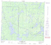 064C15 Cockeram Lake Canadian topographic map, 1:50,000 scale