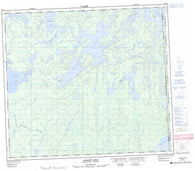 064D01 Kamatsi Lake Canadian topographic map, 1:50,000 scale