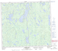 064D02 Harriott Lake Canadian topographic map, 1:50,000 scale