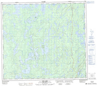 064D05 May Lake Canadian topographic map, 1:50,000 scale
