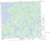 064D07 Finlayson Lake Canadian topographic map, 1:50,000 scale