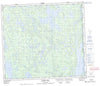 064D08 Kyaska Lake Canadian topographic map, 1:50,000 scale