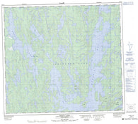 064D11 Ghana Lake Canadian topographic map, 1:50,000 scale