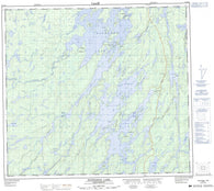 064D13 Wathaman Lake Canadian topographic map, 1:50,000 scale