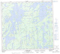 064D14 Oliver Lake Canadian topographic map, 1:50,000 scale