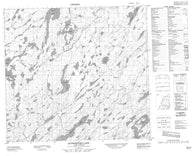 064E06 Rutherford Lake Canadian topographic map, 1:50,000 scale