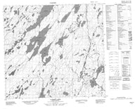 064E11 Cairns Lake Canadian topographic map, 1:50,000 scale