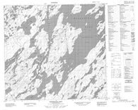 064E13 Nekweaga Bay Canadian topographic map, 1:50,000 scale
