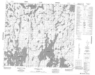 064F03 Goldsand Lake Canadian topographic map, 1:50,000 scale