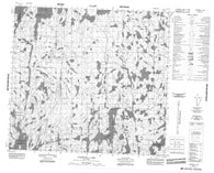 064F04 Carswell Lake Canadian topographic map, 1:50,000 scale