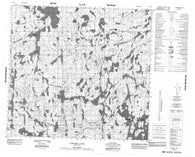 064F06 Carlson Lake Canadian topographic map, 1:50,000 scale