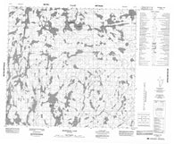 064F07 Brisebois Lake Canadian topographic map, 1:50,000 scale