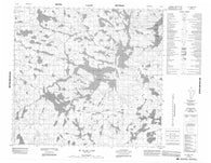 064F08 Le Clair Lake Canadian topographic map, 1:50,000 scale
