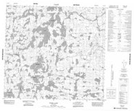 064F10 Eyrie Lake Canadian topographic map, 1:50,000 scale