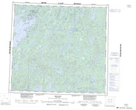 064F Brochet Canadian topographic map, 1:250,000 scale