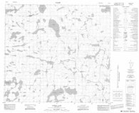 064G05 James Lake Canadian topographic map, 1:50,000 scale