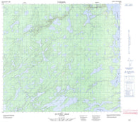 064G07 Nutter Lake Canadian topographic map, 1:50,000 scale
