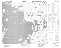 064G08 Missi Rapid Canadian topographic map, 1:50,000 scale