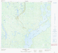 064G13 Maxwell Lake Canadian topographic map, 1:50,000 scale
