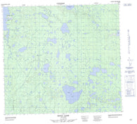064H03 Hood Lake Canadian topographic map, 1:50,000 scale
