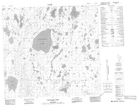 064H10 Buckland Lake Canadian topographic map, 1:50,000 scale