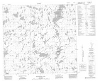 064H14 Knifehead Lake Canadian topographic map, 1:50,000 scale