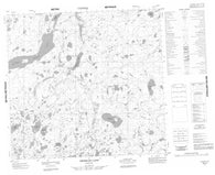 064I01 Merriam Lake Canadian topographic map, 1:50,000 scale