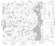 064I03 Blyth Lake Canadian topographic map, 1:50,000 scale