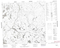 064I07 Archer Creek Canadian topographic map, 1:50,000 scale