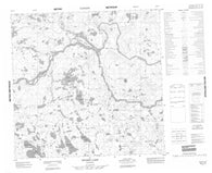 064I15 Wither Lake Canadian topographic map, 1:50,000 scale